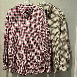 2x Jo’s A. Bank men’s dress shirts.  XL